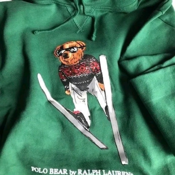 Polo Ralph Lauren ski bear hoodie - Picture 2 of 4